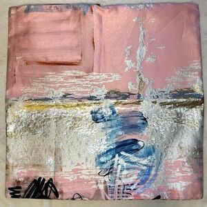 NWT Modern Abstract Print West Elm Pillow Cover